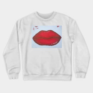 Red Lips Crewneck Sweatshirt